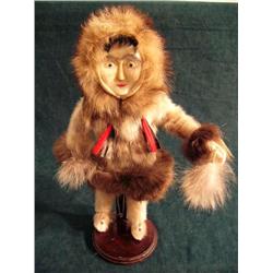 Ivory hands and Face Doll w/ Seal Skin, by Juline Anariark (2)