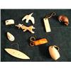 Image 1 : Lot of 9 Pieces of Ivory and Bone Misc. (37)