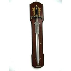 CHOICE on 4 Reproduction metal swords average 35" (8888)