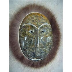 CHOICE on 5 Soapstone Masks, 7 1/2" by Michael Scott (2)