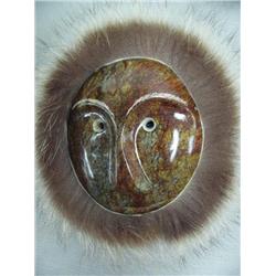 CHOICE on 5 Soapstone Masks, 7 1/2" by Michael Scott (2)