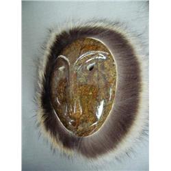 CHOICE on 5 Soapstone Masks, 7 1/2" by Michael Scott (2)