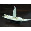 Image 1 : Chinese Junk, Ivory Boat 7 1/2" Long