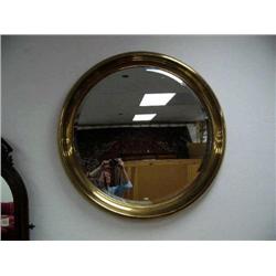 Brass Framed Round Mirror 42" (71)