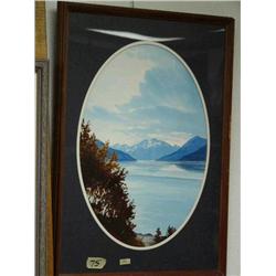 Original Water Color y Gary Peterson, 1980,  (75)