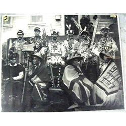CHOICE on 5 Photos of Group of Tlingit Chiefs, circa 1910,  (2)