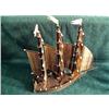 Image 1 : Phenomenal  14 3/4" x 14 1/2"  Baleen Ship w/ 16 Sails (2)