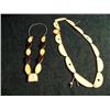 Image 1 : Pair of Necklaces, Fossilized Ivory & Baleen Necklace, Ivory Necklace (T Lot)