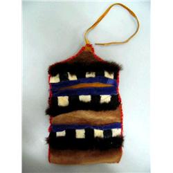 Wall Pocket made of Moose Hide and Seal Skin 10" x 6"  (2)