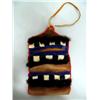 Image 1 : Wall Pocket made of Moose Hide and Seal Skin 10" x 6"  (2)