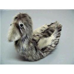 Sealskin Bird 4 1/2" Tall (2)