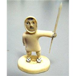 Ivory Hunter 2 1/2" high (2)