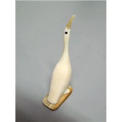 Ivory Comorant 3 1/4" tall (2)