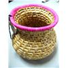 Image 1 : 5 1/2" Grass Basket done by Flora Wassillie of Togiak, Alaska (2)
