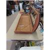 Image 3 : Beautiful Solid Oak Display Case with Curved Glass