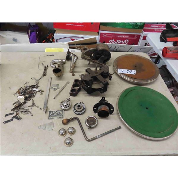 Gramophone Parts Including 2 Motors