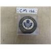 Image 1 : Johny Bower Signed Toronto Maple Leaf's Puck