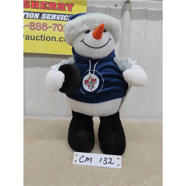 WPG Jets Snowman