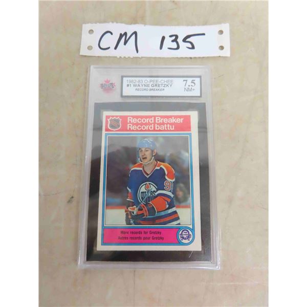 Graded 1982/83 O-Pee-Chee Wayne Gretzky