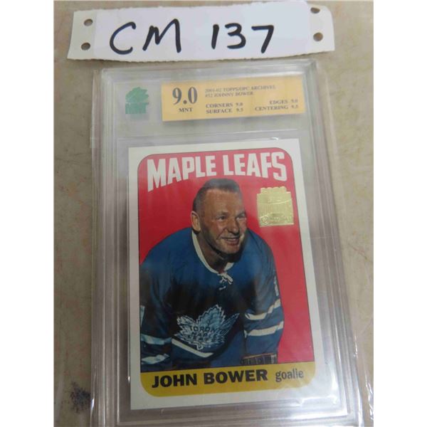 Graded John Bower Topps/OPC Archives