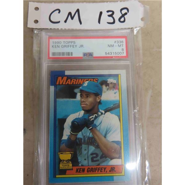 Graded 1990 Topps Ken Griffey Jr.