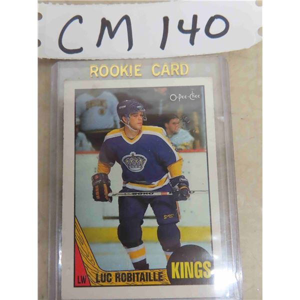 1987/88 O-Pee-Chee Luc Robitaille Rookie Card