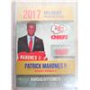 Image 2 : 2017 Patrick Mahomes NFL Draft + Rookie Card