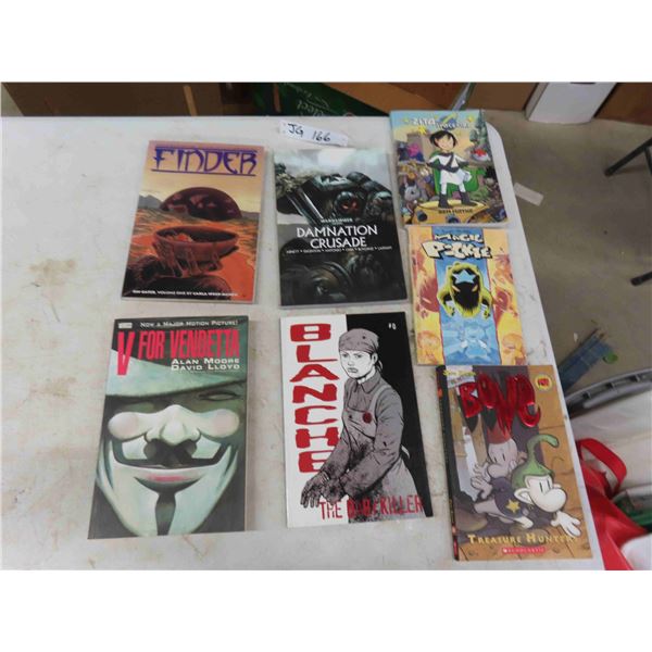 7 Graphic Novels - Variety of Titles