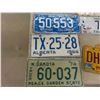 Image 3 : 16 License Plates 1960s + 70s - 8 are 4 Pairs & 8 Singles ; MB, AB, BC, Main,