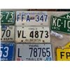 Image 4 : 16 License Plates 1960s + 70s - 8 are 4 Pairs & 8 Singles ; MB, AB, BC, Main,