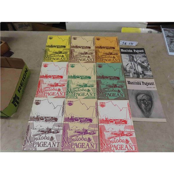 11 Manitoba Pageant Booklets - Lots of Great Articles + Photos ; 50s, 60s, 70s