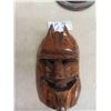 Image 2 : 3 Pieces of Tribal Art ; 2 Hanging Masks & 40" Display