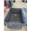Image 2 : 2 Storage Totes 15" x 20"x 27"