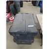 Image 3 : 2 Storage Totes 15" x 20"x 27"