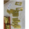 Image 6 : 5 Boxes of Adjustable Brass Stencils - Vintage