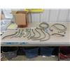 Image 1 : Box of Braided Water Supply Hoses - Variety of Lengths