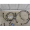 Image 2 : Box of Braided Water Supply Hoses - Variety of Lengths