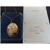 Image 2 : Franklin Mint Pendant 15 Grams Sterling Silver 24kt Gold Plated - Vintage 1976