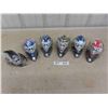 Image 1 : 6 Miniature NHL Goalie Masks in Original Packaging 