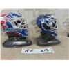 Image 3 : 6 Miniature NHL Goalie Masks in Original Packaging 