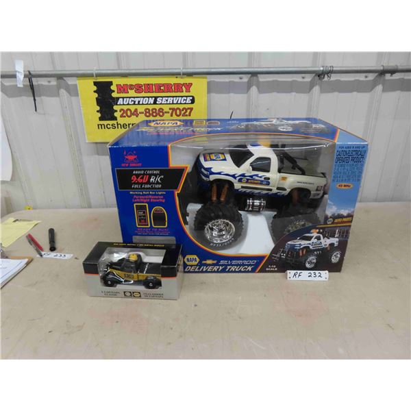 R.C NAPA Silverado 4WD 1:10 Scale & NAPA 1936 Dodge Delivery Truck 1:25 Scale