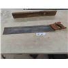 Image 2 : Hand Saw & Vintage Wooden Level