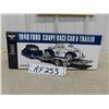 Image 2 : 3pcs Replicas 1:25 Scale - '51 Ford Truck, '40 Ford Coupe & Trailer
