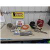 Image 1 : Propane Heater, Propane Hose, Exit Sign, Heavy Duty Stapler, Light Bulb Changer,