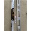 Image 2 : (2) Aluminum 48" Levels, Stanley Folding Square, Paint Roller Extension, Pressure