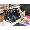 Image 2 : Office Supplies ; Rulers, Organizers, Stapler, plus more + Baskets, Suit Case, 