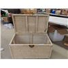 Image 2 : Wicker/ Rattan Chest 20" x 20.5" x 36"