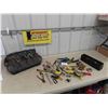 Image 1 : Tool Bag + Odds n Ends of Hand Tools ; Wrenches, Screwdrivers, Tape Measure, 