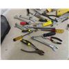 Image 3 : Tool Bag + Odds n Ends of Hand Tools ; Wrenches, Screwdrivers, Tape Measure, 