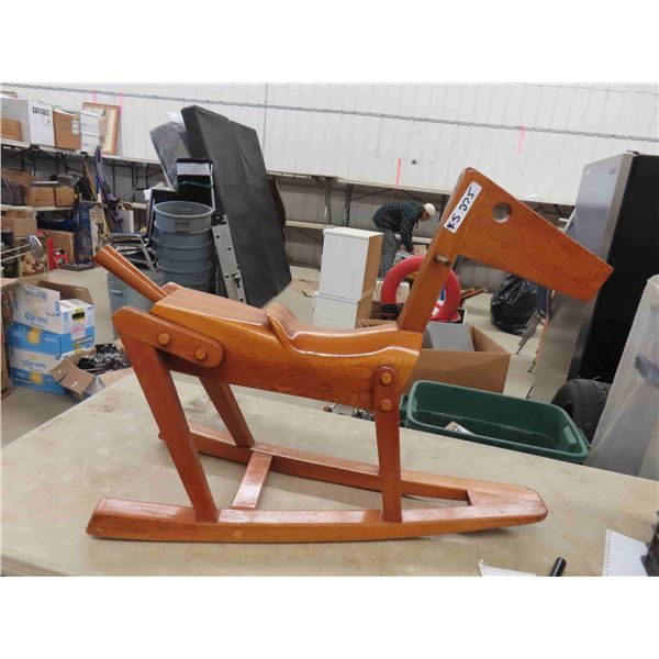 Ride on Rocking Dog - Wooden 29  x 30 